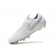 Scarpe Nuovo Nike Tiempo Legend 8 Elite FG Bianco Puro Platino Grigio