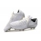 Scarpe Nuovo Nike Tiempo Legend 8 Elite FG Bianco Puro Platino Grigio