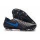 Scarpe Nuovo Nike Tiempo Legend 8 Elite FG Nero Blu