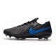 Scarpe Nuovo Nike Tiempo Legend 8 Elite FG Nero Blu