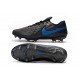 Scarpe Nuovo Nike Tiempo Legend 8 Elite FG Nero Blu