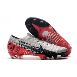 Scarpe Neymar Nike Mercurial Vapor XIII Elite FG Cromo Nero Rosso Orbita Platino