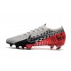 Scarpe Neymar Nike Mercurial Vapor XIII Elite FG Cromo Nero Rosso Orbita Platino