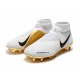 Scarpe da Calcio Nike Phantom Vision Elite DF FG Oro Bianco
