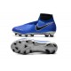 Scarpe da Calcio Nike Phantom Vision Elite DF FG Blu Racer Nero Argento Metallic Volt