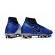 Scarpe da Calcio Nike Phantom Vision Elite DF FG Blu Racer Nero Argento Metallic Volt