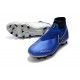 Scarpe da Calcio Nike Phantom Vision Elite DF FG Blu Racer Nero Argento Metallic Volt