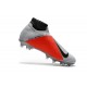 Scarpe da Calcio Nike Phantom Vision Elite DF FG Grigio Rosso