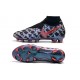 Scarpe da Calcio Nike Phantom Vision Elite DF FG Blu Nero Rossa