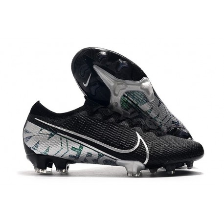Nike Mercurial Vapor 13 Elite FG Uomo Scarpa Nero Argento