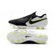 Scarpe Nuovo Nike Tiempo Legend 8 Elite FG Nero Bianco