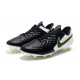 Scarpe Nuovo Nike Tiempo Legend 8 Elite FG Nero Bianco