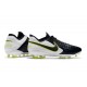 Scarpe Nuovo Nike Tiempo Legend 8 Elite FG Nero Bianco