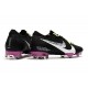 Nike Mercurial Vapor 13 Elite FG Uomo Scarpa Nero Viola Bianco