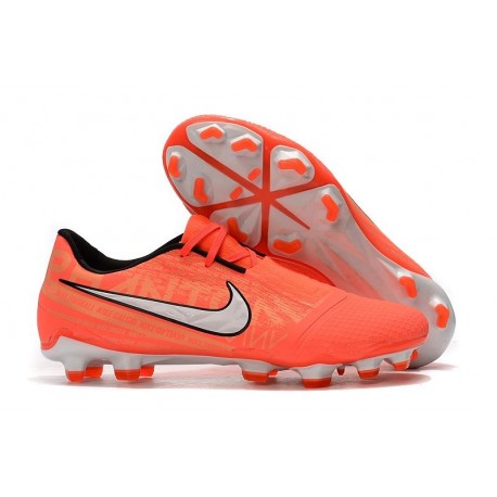 Nike Scarpa Phantom VNM Elite FG Mango Acceso Bianco