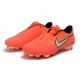 Nike Scarpa Phantom VNM Elite FG Mango Acceso Bianco