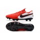 Scarpe Nuovo Nike Tiempo Legend 8 Elite FG Bianco Rosso Nero