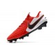 Scarpe Nuovo Nike Tiempo Legend 8 Elite FG Bianco Rosso Nero