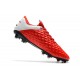 Scarpe Nuovo Nike Tiempo Legend 8 Elite FG Bianco Rosso Nero