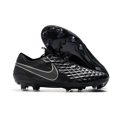 Scarpe Nuovo Nike Tiempo Legend 8 Elite FG Nero