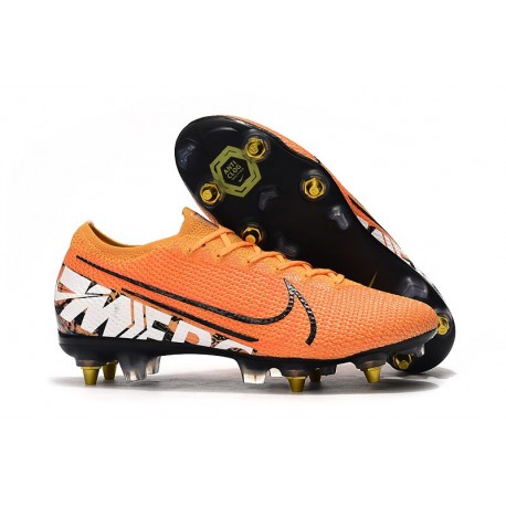 Nike Mercurial Vapor 13 Elite SG-Pro Anti-Clog Arancio Bianco