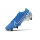 Nike Mercurial Vapor 13 Elite SG-Pro Anti-Clog New Lights Blu Bianco