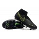 Nike Scarpa Phantom VSN Elite DF SG-Pro Anti Clog Nero Volt