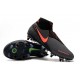 Nike Scarpa Phantom VSN Elite DF SG-Pro AC Grigio Scuro Mango Acceso Nero