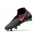 Nike Scarpa Phantom VSN Elite DF SG-Pro AC Grigio Scuro Mango Acceso Nero
