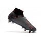 Nike Scarpa Phantom VSN Elite DF SG-Pro AC Grigio Scuro Mango Acceso Nero