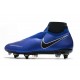 Nike Scarpa Phantom VSN Elite DF SG-Pro Anti Clog Bianco Nero Blu Racer