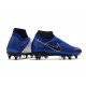 Nike Scarpa Phantom VSN Elite DF SG-Pro Anti Clog Bianco Nero Blu Racer