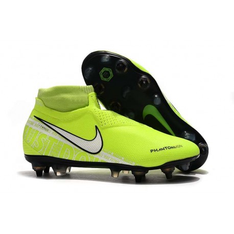Nike Scarpa Phantom VSN Elite DF SG-Pro Anti Clog Volt Bianco