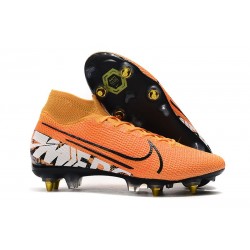 Nike Mercurial Superfly 7 Elite SG-PRO AC Arancio Bianco