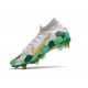 Nike Mercurial Superfly 7 Elite SG-PRO AC Mbappe Bianco Verde Or