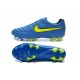 NIKE Nike Tiempo Legend V fg scarpe sportive calcio uomo Blu Giallo