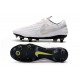 Nike Scarpa Tiempo Legend 8 Elite SG-Pro AC Bianco Platino Grigio Lupo