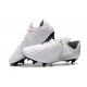 Nike Scarpa Tiempo Legend 8 Elite SG-Pro AC Bianco Platino Grigio Lupo