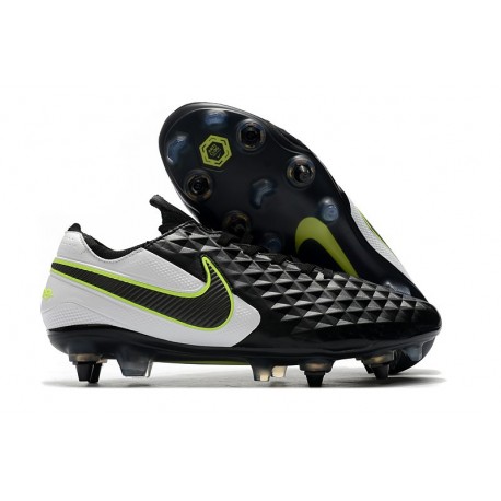 Nike Scarpa Tiempo Legend 8 Elite SG-Pro AC Nero Bianco