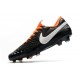 Scarpe Nuovo Nike Tiempo Legend 8 Elite FG Nero Bianco Arancione