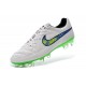 Scarpe da Calcio Nike Scarpe Nike Tiempo Genio Bianco Verde
