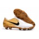 Scarpe Nuovo 2020 Nike Phantom Venom Elite FG Bianco Oro Nero