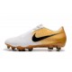 Scarpe Nuovo 2020 Nike Phantom Venom Elite FG Bianco Oro Nero