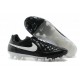 Scarpe da Calcio Nike Scarpe Nike Tiempo Genio Pelle Nero Bianco