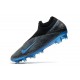 Scarpe Nuovo Nike Phantom Vision 2 Elite FG -Nero Blu Laser Antracite