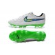 Scarpe da Calcio Nike Scarpe Nike Tiempo Genio Bianco Verde