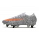 Nike Mercurial Vapor XIII Elite SG-Pro CR7 Bianco Arancione Total Nero