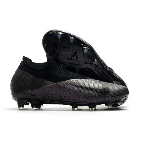 Scarpe Nuovo Nike Phantom Vision 2 Elite DF FG - Nero
