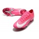 Nike Mercurial Vapor 13 Elite FG ACC x Mbappé Rosa Blast Bianco Nero