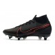 Nike Mercurial Superfly VII Elite SG-PRO Anti Clog Nero Rosso